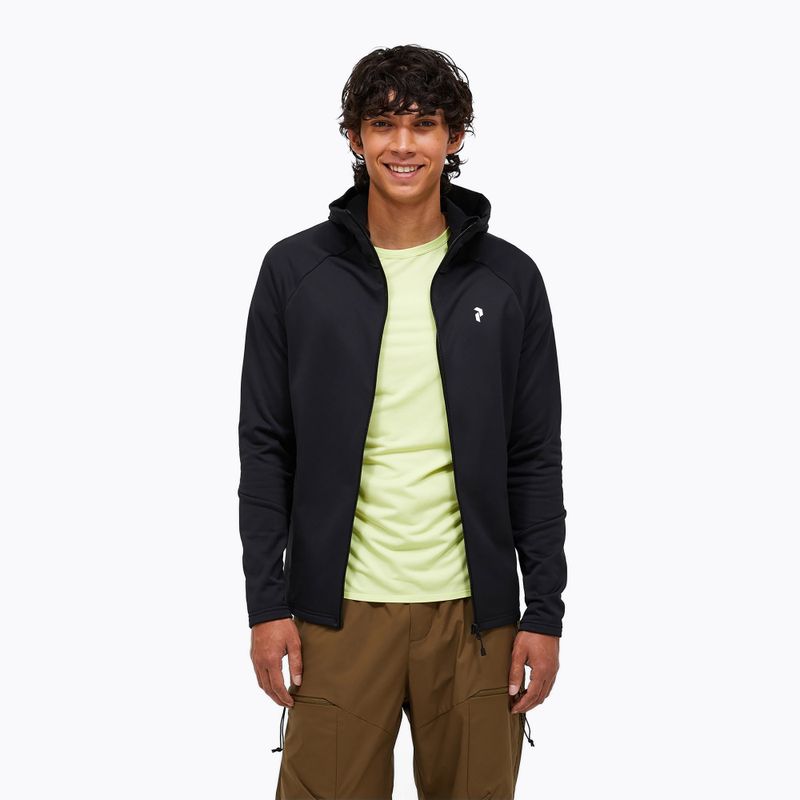 Vyriškas džemperis Peak Performance Rider Essentials Zip Hood black/black 4