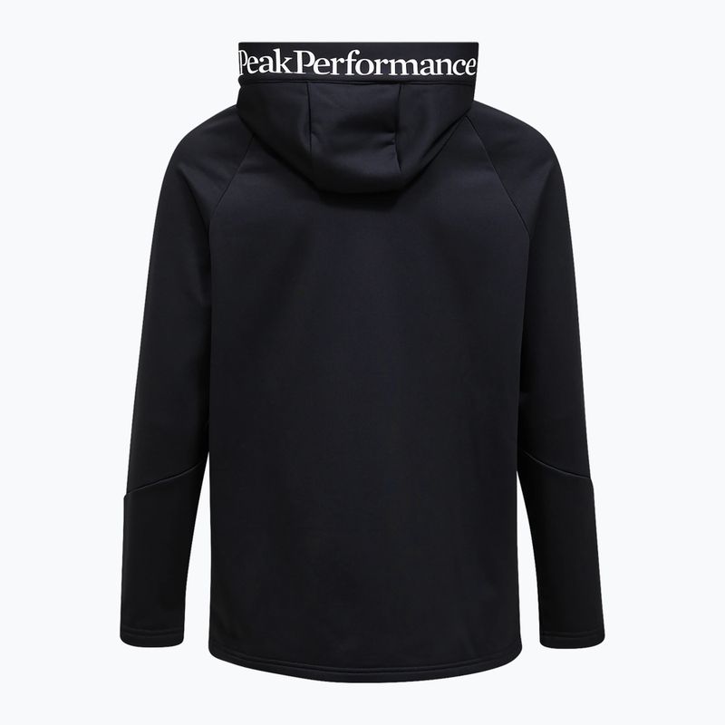 Vyriškas džemperis Peak Performance Rider Essentials Zip Hood black/black 7