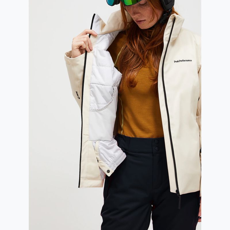 Moteriška slidinėjimo striukė Peak Performance Anima Insulated sand fog 9