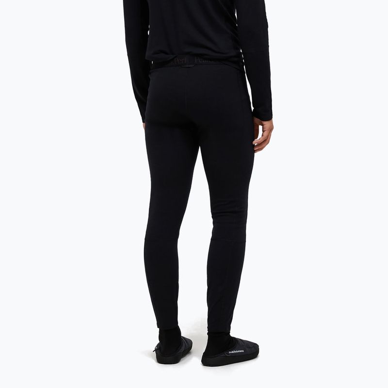 Vyriškos termoaktyvios kelnės Peak Performance Magic 7/8 Johns Long Wool-Blend Baselayer black/black 2