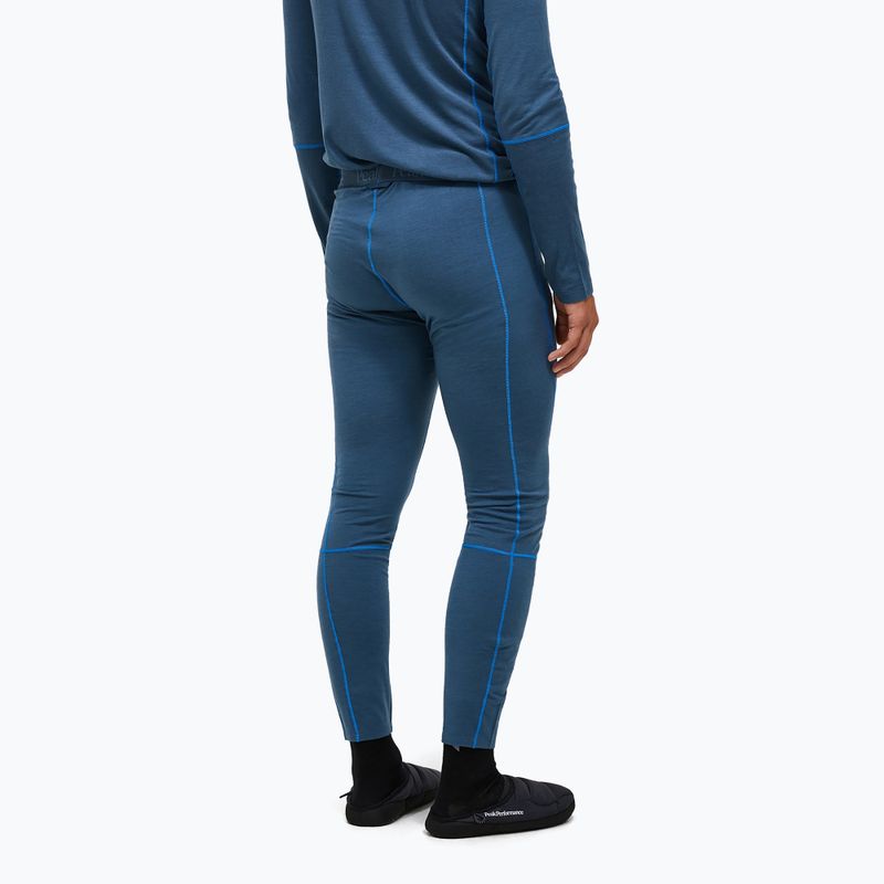 Vyriškos termoaktyvios kelnės Peak Performance Magic 7/8 Johns Long Wool-Blend Baselayer mountain lake 2
