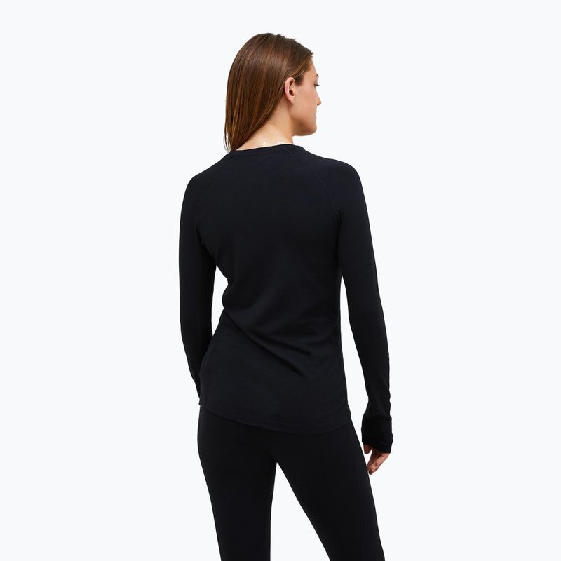 Moteriški termoaktyvūs marškinėliai Peak Performance Magic Crew Wool-Blend Baselayer black/black 2