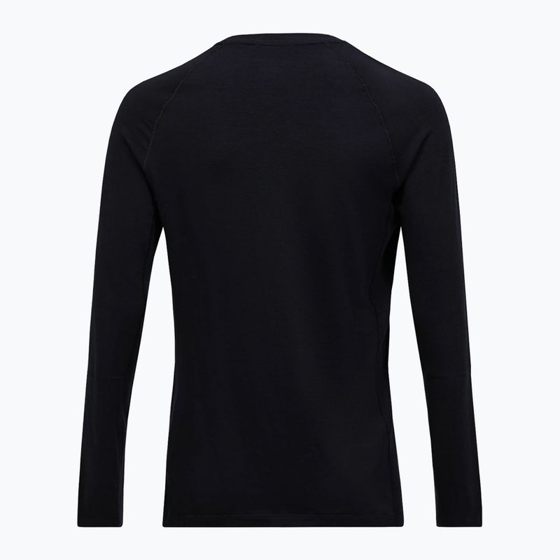 Vyriški termoaktyvūs marškinėliai Peak Performance Magic Crew Wool-Blend Baselayer juoda/juoda 4
