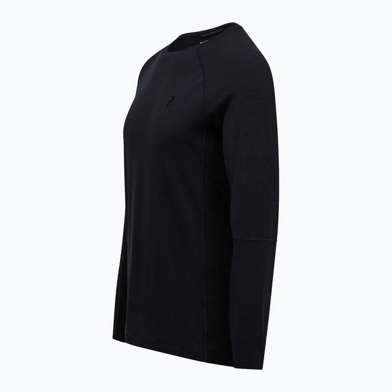 Vyriški termoaktyvūs marškinėliai Peak Performance Magic Crew Wool-Blend Baselayer juoda/juoda 5