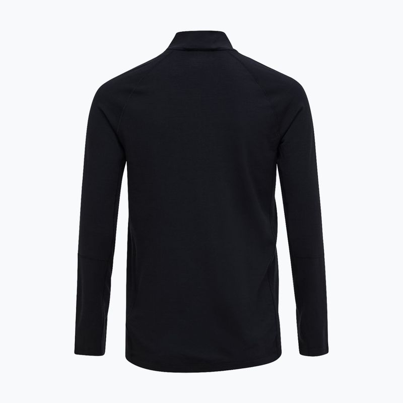 Vyriškas termoaktyvus džemperis Peak Performance Magic Half Zip Wool-Blend Baselayer black/black 4