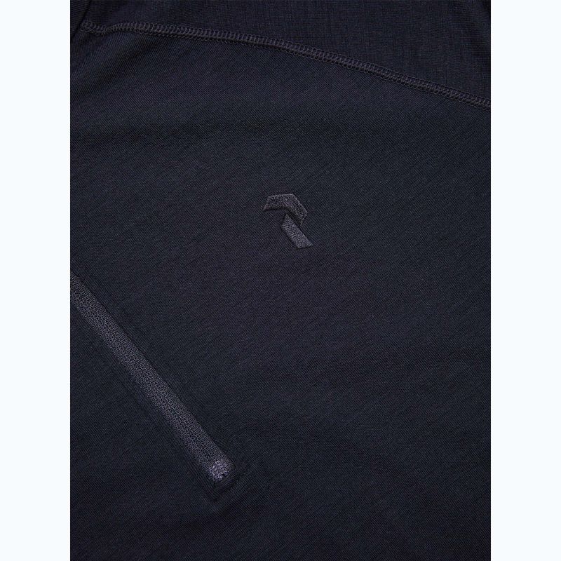 Vyriškas termoaktyvus džemperis Peak Performance Magic Half Zip Wool-Blend Baselayer black/black 6