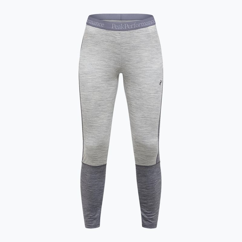 Moteriškos termoaktyvios kelnės Peak Performance Peak Performance Magic 7/8 Long Johns Wool-Blend Baselayer medium grey melange/melange grey 3