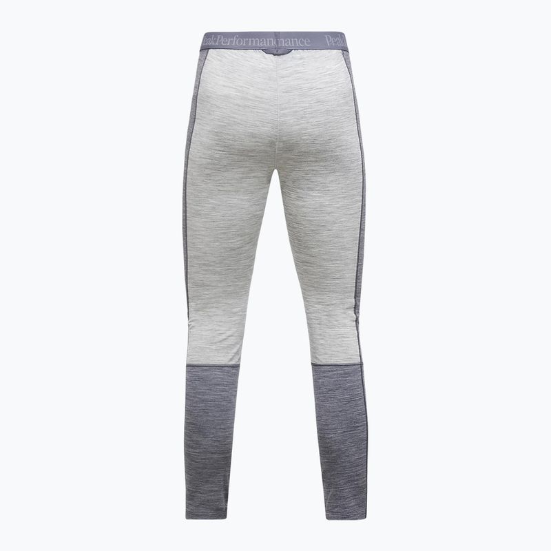 Moteriškos termoaktyvios kelnės Peak Performance Peak Performance Magic 7/8 Long Johns Wool-Blend Baselayer medium grey melange/melange grey 4