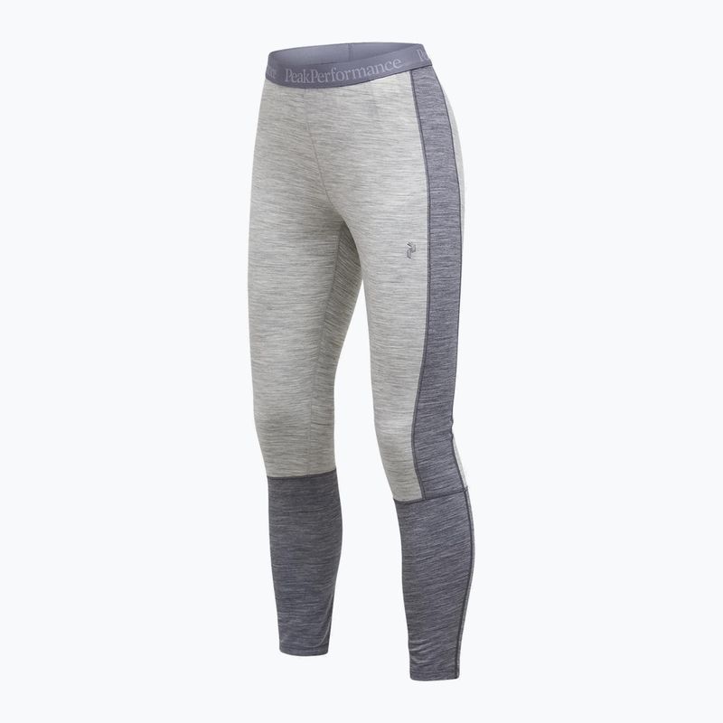 Moteriškos termoaktyvios kelnės Peak Performance Peak Performance Magic 7/8 Long Johns Wool-Blend Baselayer medium grey melange/melange grey 5