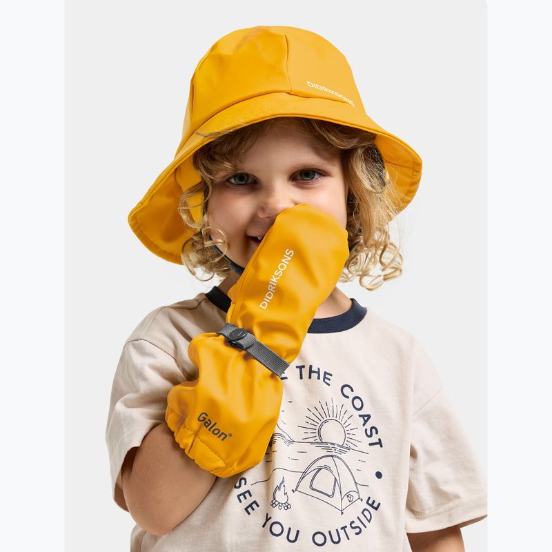 Vaikiškos slidinėjimo pirštinės Didriksons Pileglove 8 oat yellow 4