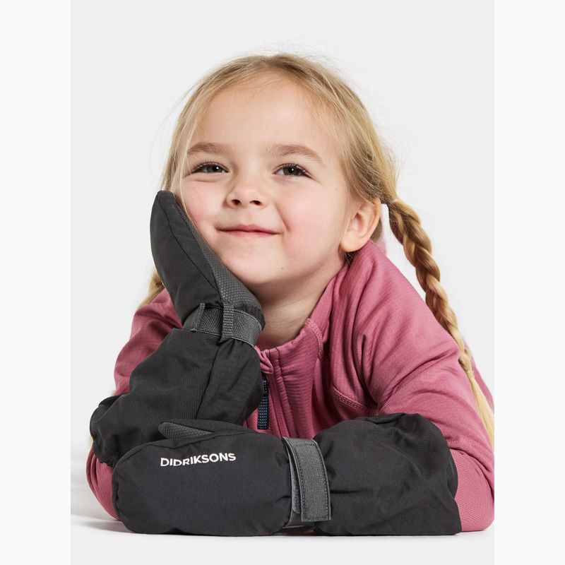 Vaikiškos slidinėjimo pirštinės Didriksons Biggles Mittens black 6