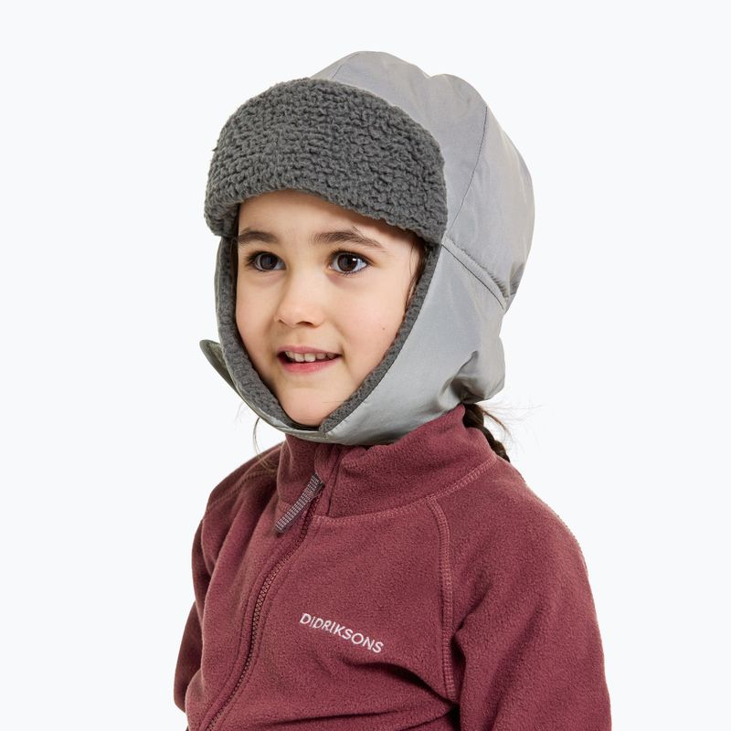 Vaikiška kepurė Didriksons Biggles Reflective Cap sidabrinė 2