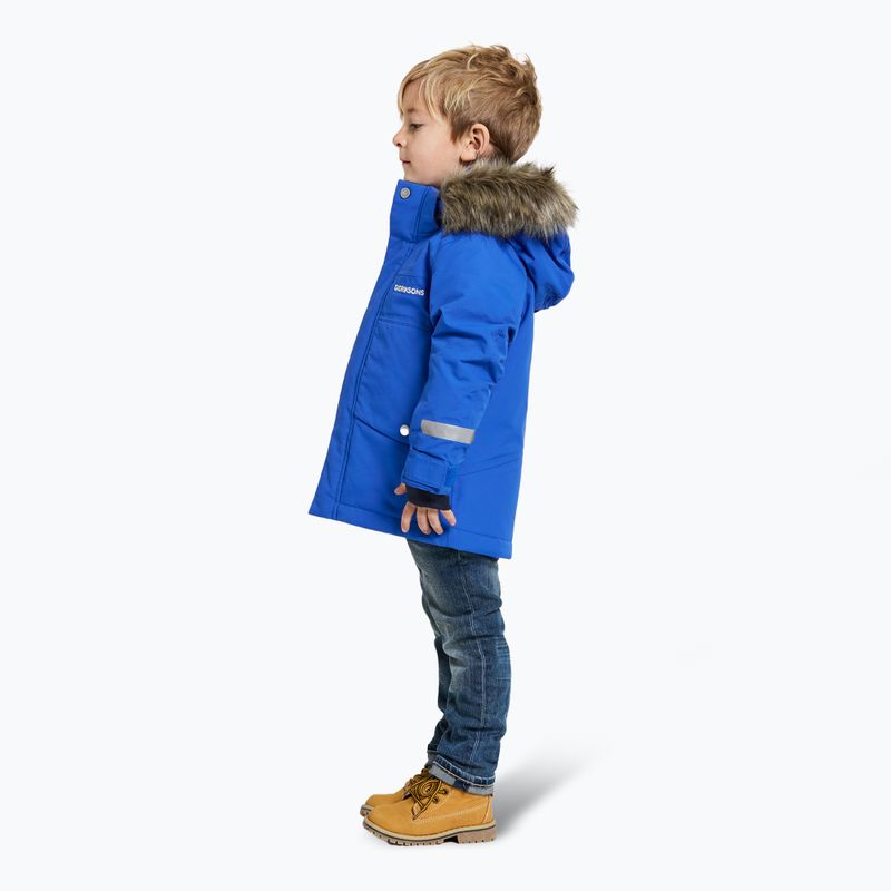 Vaikiška žieminė striukė Didriksons Bjärven Parka caribbean blue 3