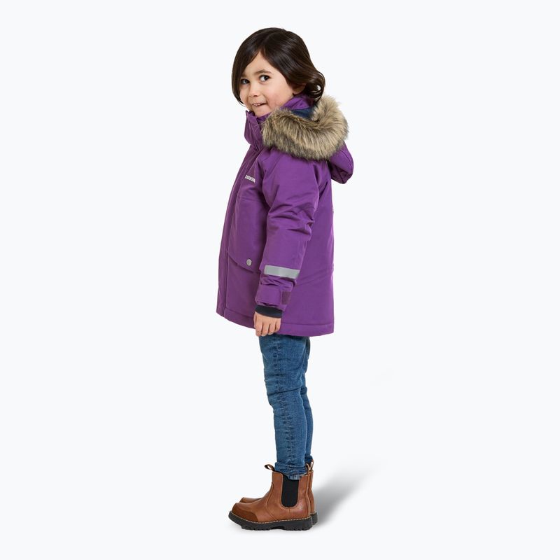 Vaikiška žieminė striukė Didriksons Bjärven Parka royal purple 3