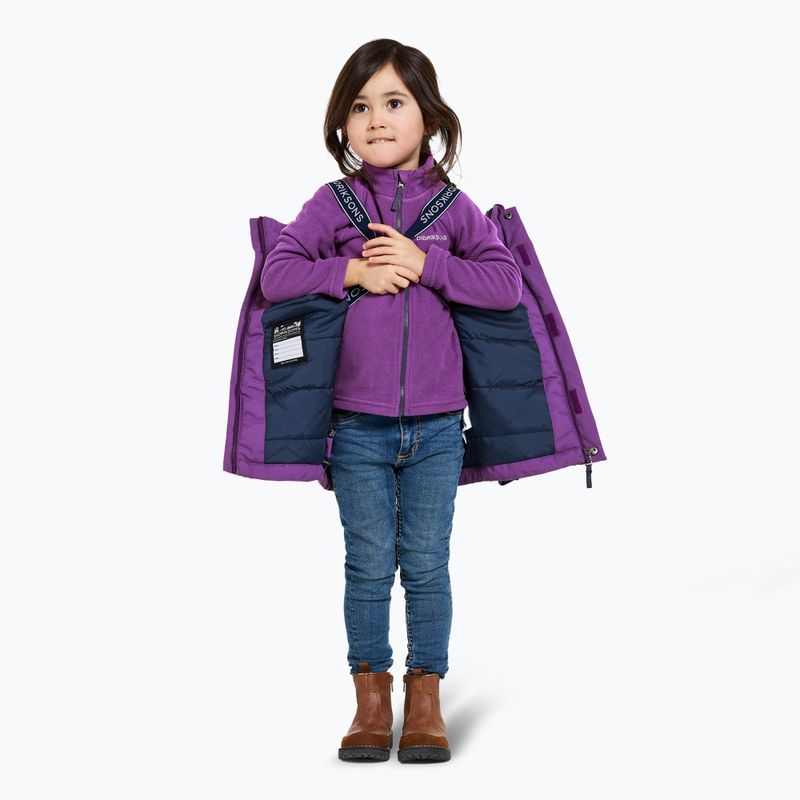 Vaikiška žieminė striukė Didriksons Bjärven Parka royal purple 4