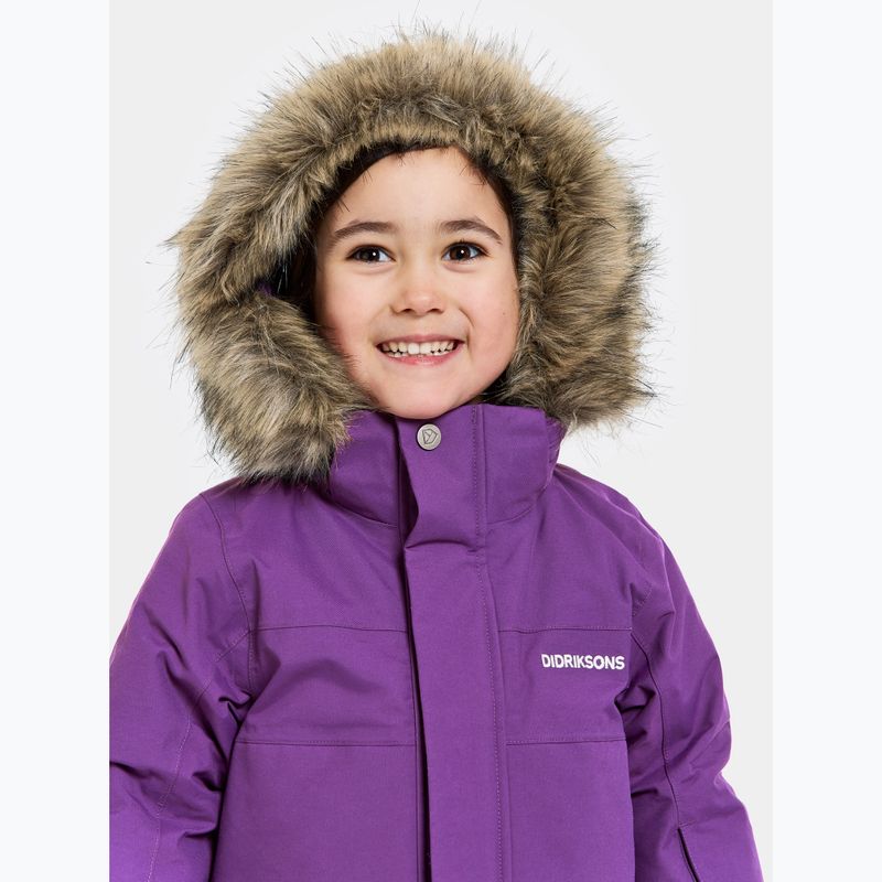 Vaikiška žieminė striukė Didriksons Bjärven Parka royal purple 5