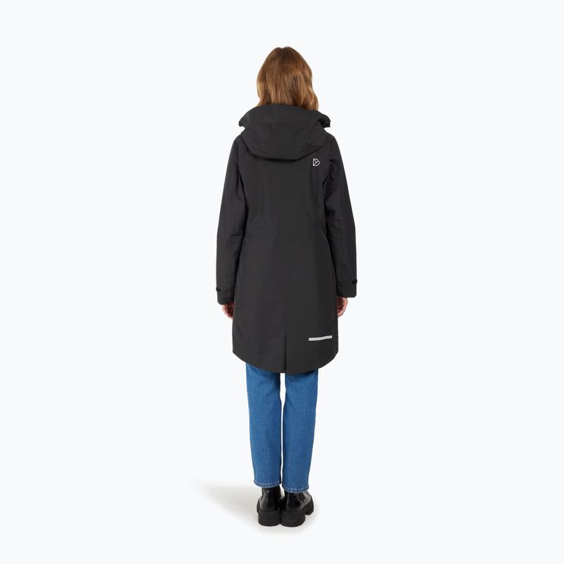 Moteriškas lietaus paltas Didriksons Ilma 8 Parka black 3