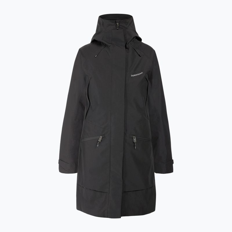Moteriškas lietaus paltas Didriksons Ilma 8 Parka black 7