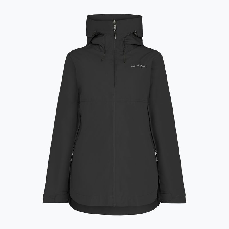Moteriškas lietaus paltas Didriksons Tilde 4 black 8