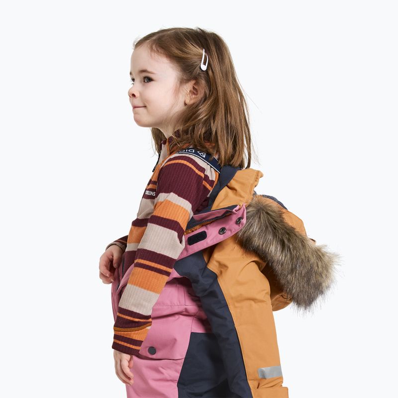 Vaikiškas slidinėjimo kombinezonas Didriksons Bjärven Cover heather pink 8