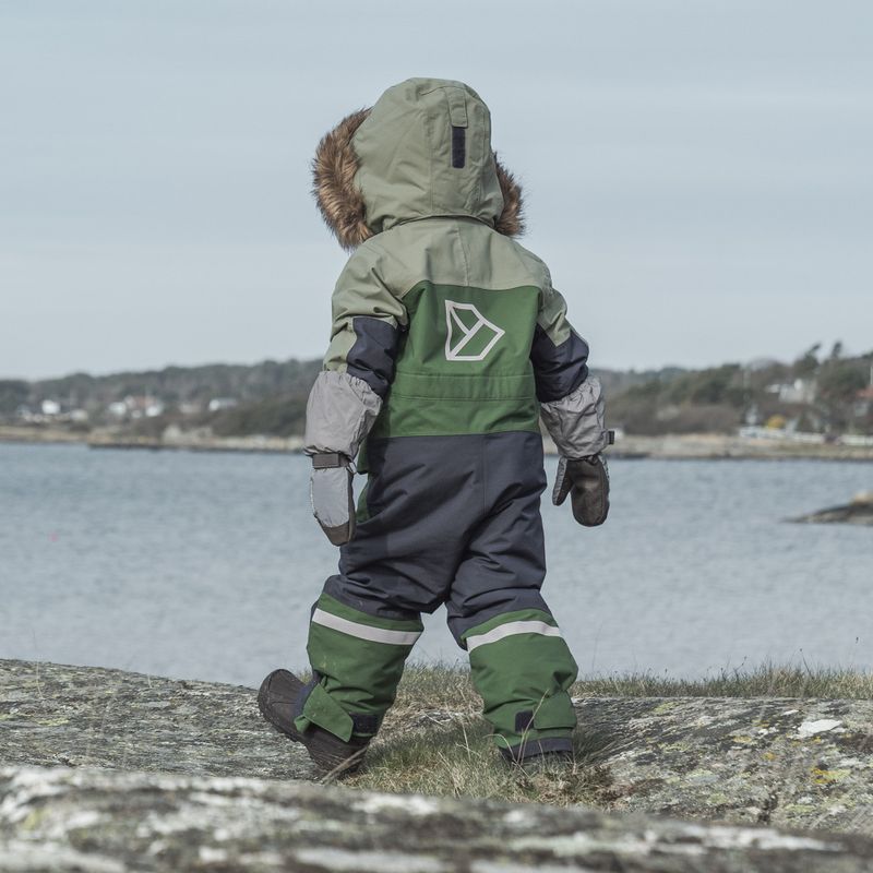 Vaikiškas slidinėjimo kombinezonasDidriksons Bjärven Cover light moss 18
