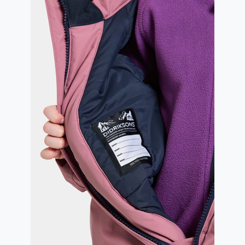 Vaikiškas slidinėjimo kombinezonas Didriksons Talvi Cover heather pink 7