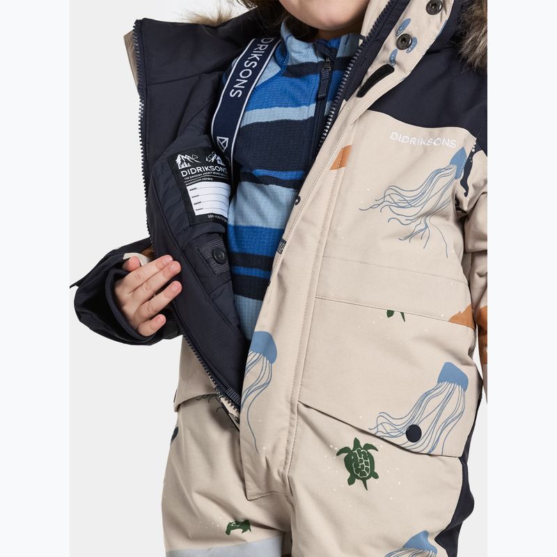 Vaikiškas slidinėjimo kombinezonas Didriksons Bjärven Cover Se winter ocean multi reflex 9
