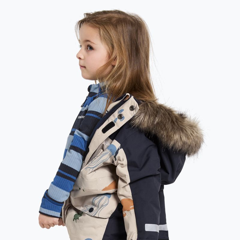 Vaikiškas slidinėjimo kombinezonas Didriksons Bjärven Cover Se winter ocean multi reflex 11