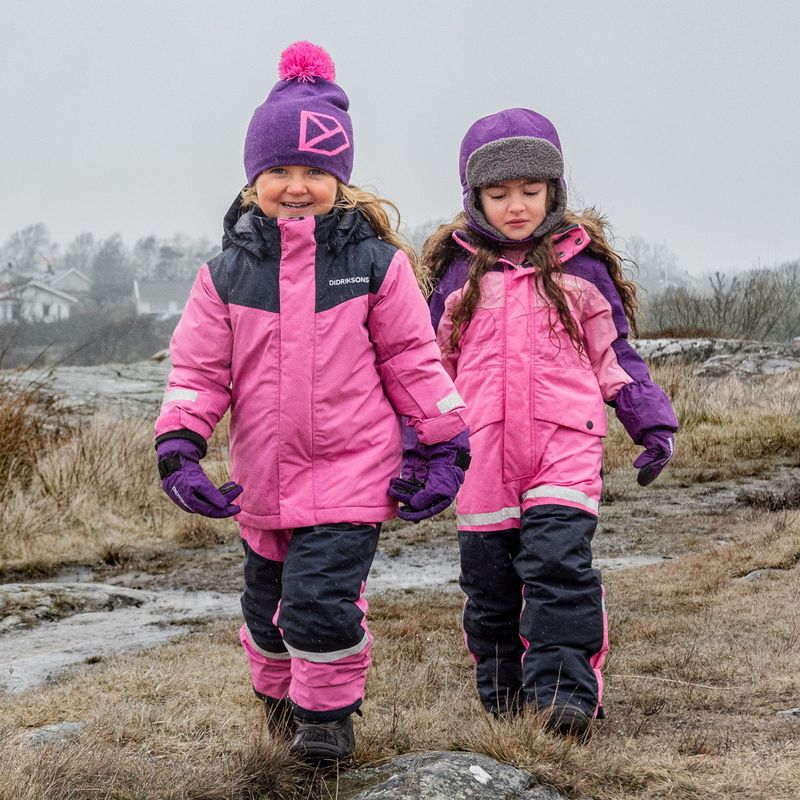 Vaikiškas slidinėjimo komplektas Didriksons Skare sweet pink 19