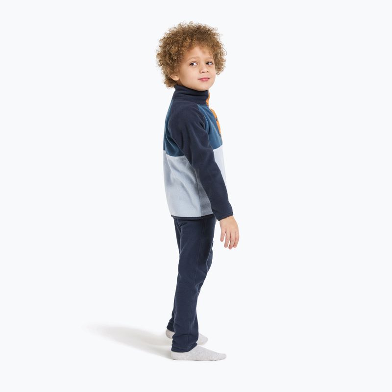 Vaikiškas fliso džemperis Didriksons Monte Half Button cloud blue 4