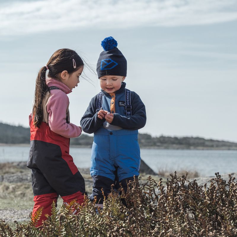Vaikiškas fliso džemperis Didriksons Monte Half Button cloud blue 12