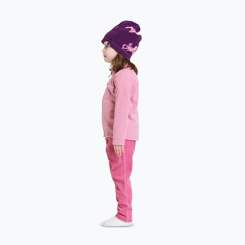Vaikiškas fliso džemperis Didriksons Monte Fz light heather pink 5