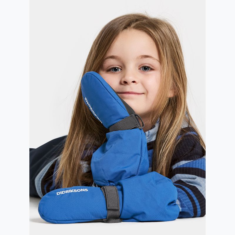 Vaikiškos slidinėjimo pirštinės Didriksons Biggles Mittens sapphire blue 2