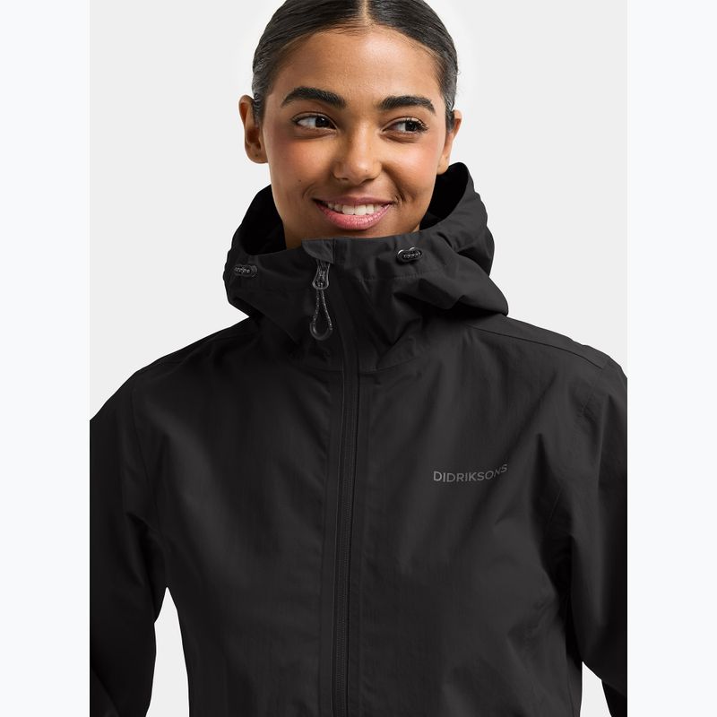 Moteriškas lietaus paltas Didriksons Varja 2 black 3