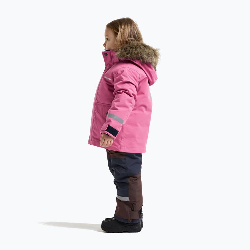 Vaikiška žieminė striukė Didriksons Bjärven 5 Parka heather pink 4