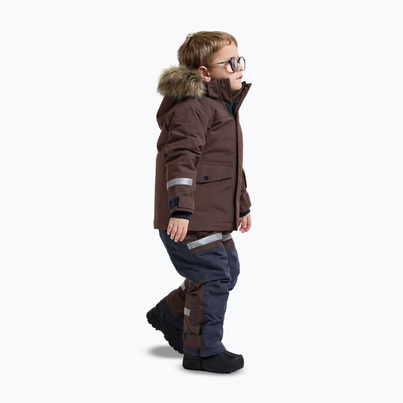 Vaikiška žieminė striukė Didriksons Bjärven 5 Parka shadow brown 4