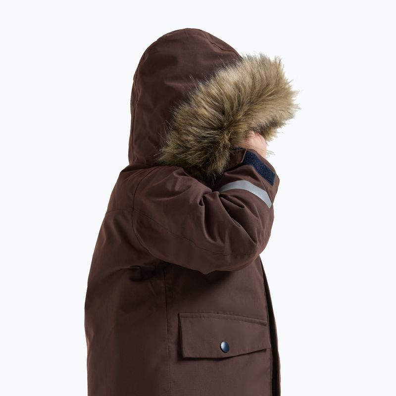 Vaikiška žieminė striukė Didriksons Bjärven 5 Parka shadow brown 6