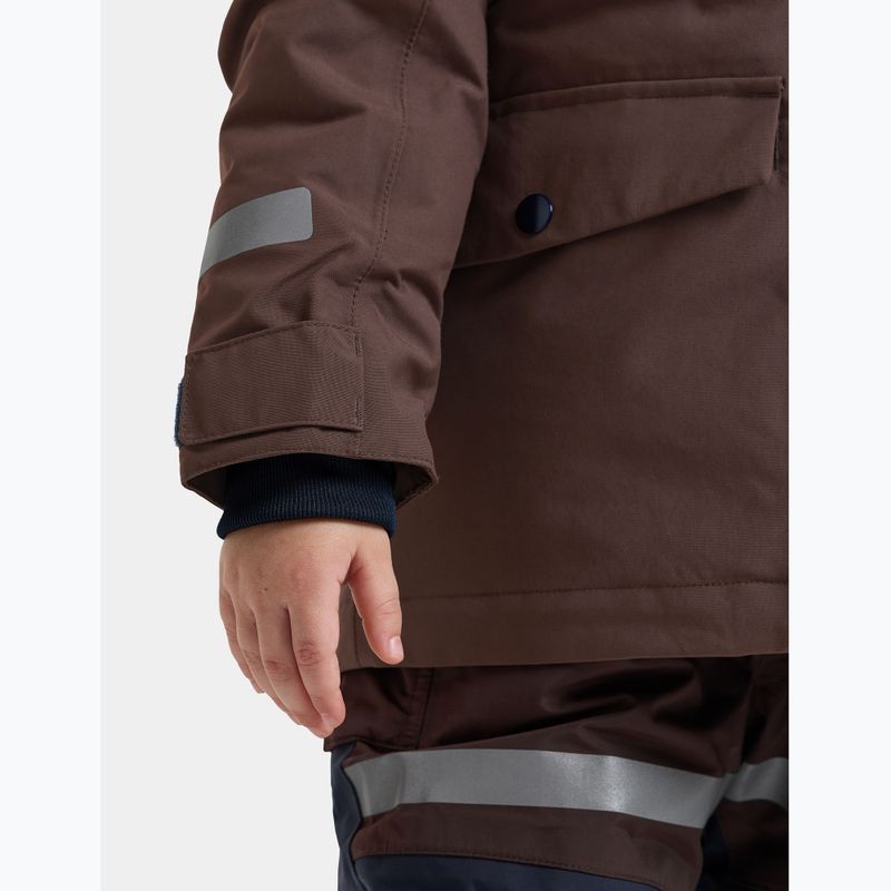 Vaikiška žieminė striukė Didriksons Bjärven 5 Parka shadow brown 7