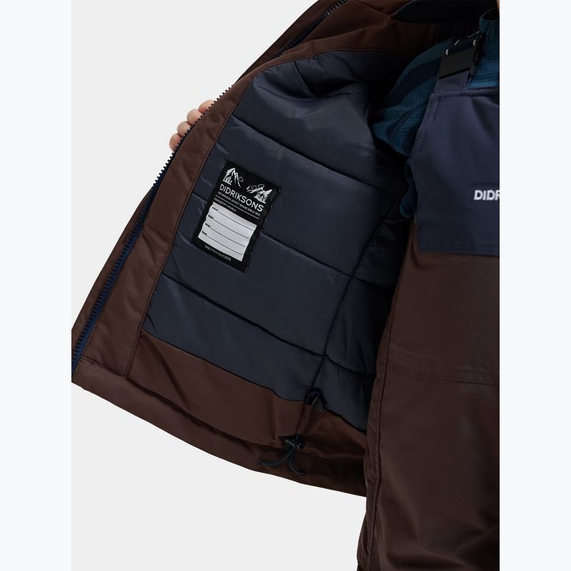 Vaikiška žieminė striukė Didriksons Bjärven 5 Parka shadow brown 8