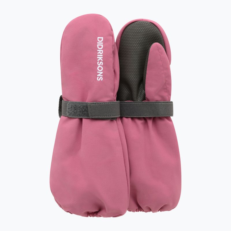 Vaikiškos slidinėjimo pirštinės Didriksons Biggles Mitten 8 heather pink