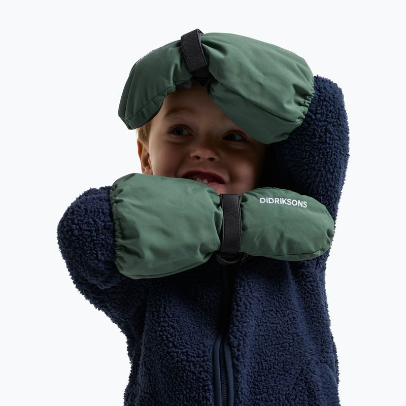 Vaikiškos slidinėjimo pirštinės Didriksons Biggles Mitten 8 dark moss 2