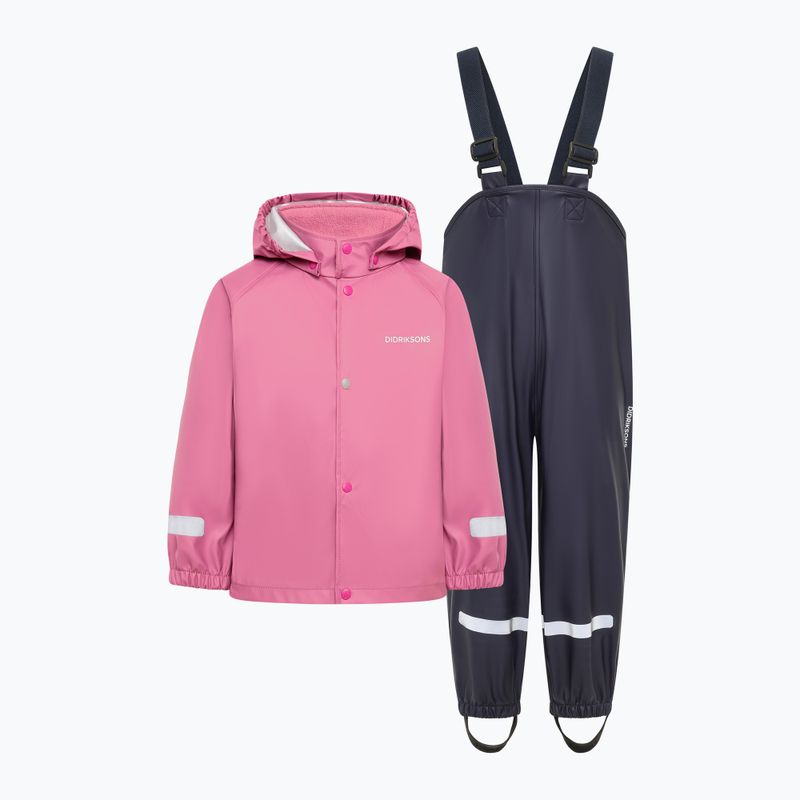 Vaikiškas lietaus komplektas Didriksons Slaskeman 4 heather pink