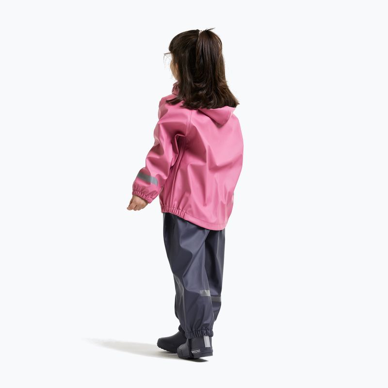 Vaikiškas lietaus komplektas Didriksons Slaskeman 4 heather pink 4