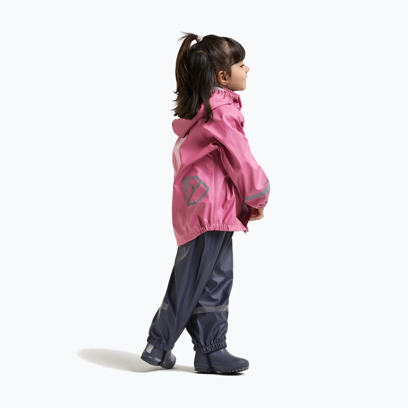 Vaikiškas lietaus komplektas Didriksons Slaskeman 4 heather pink 6