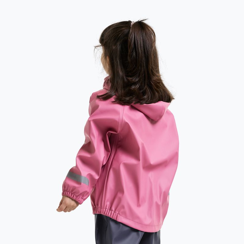 Vaikiškas lietaus komplektas Didriksons Slaskeman 4 heather pink 8