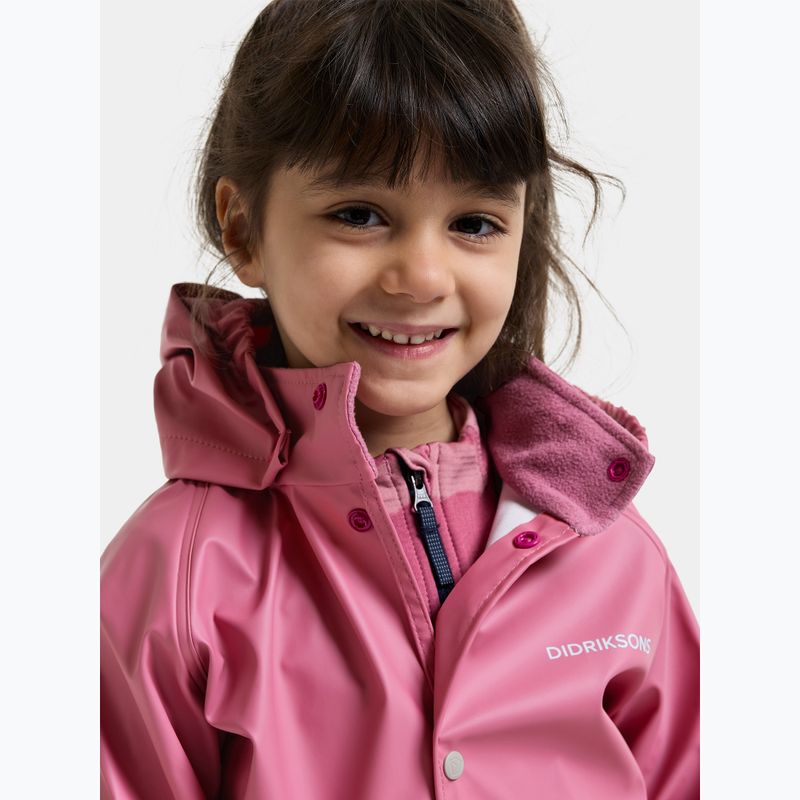 Vaikiškas lietaus komplektas Didriksons Slaskeman 4 heather pink 10