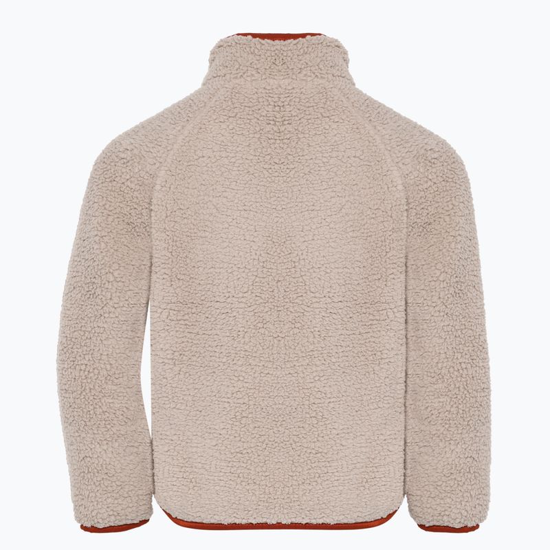 Vaikiškas flisinis džemperis Didriksons Gibbsc 2 Fz beach beige/rust 2