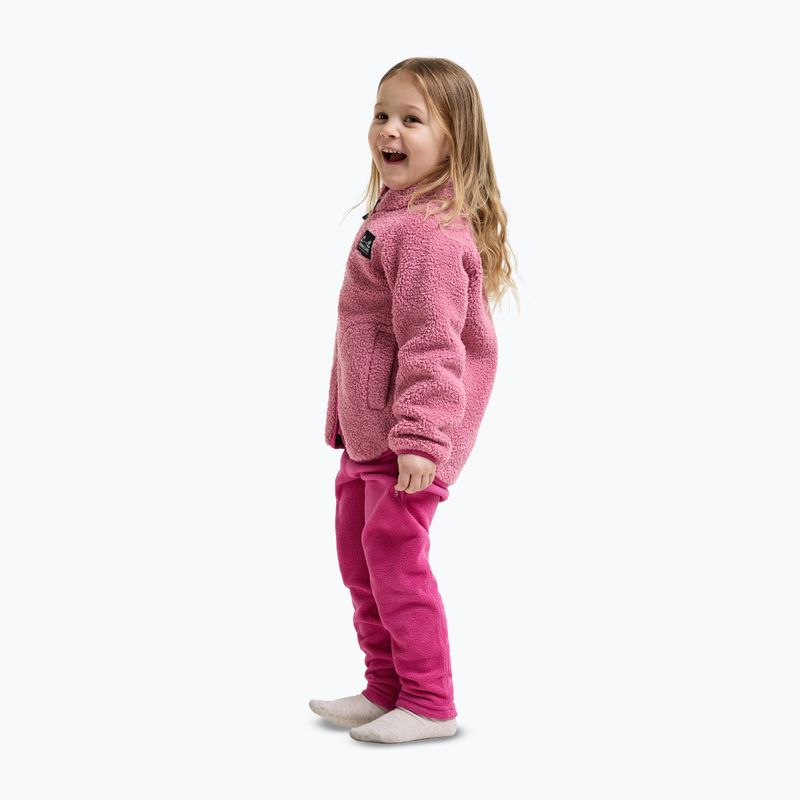 Vaikiškas flisinis džemperis Didriksons Gibbsc 2 Fz heather pink/cactus pink 4