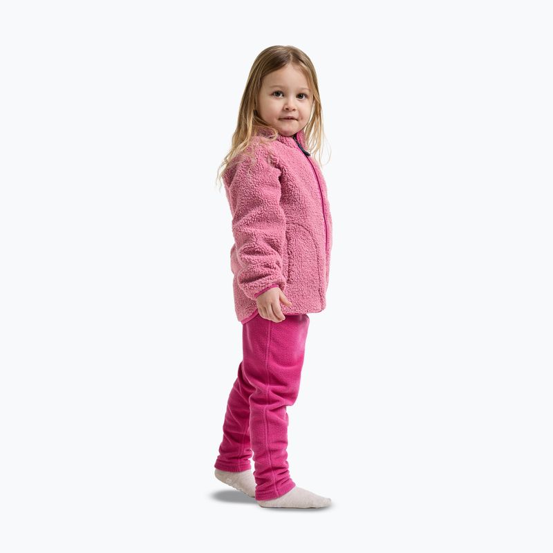 Vaikiškas flisinis džemperis Didriksons Gibbsc 2 Fz heather pink/cactus pink 6