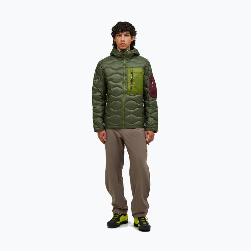 Vyriška pūsta striukė Peak Performance Helium Utility Down Hood Pine Needle/Mosswood 2
